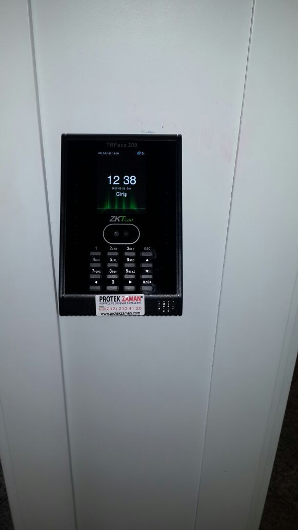 TRFace 200 Yüz Tanıma Sistemi Montaj Görüntüleri